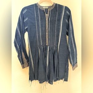 Injiri Indigo Blue Tunic Minidress